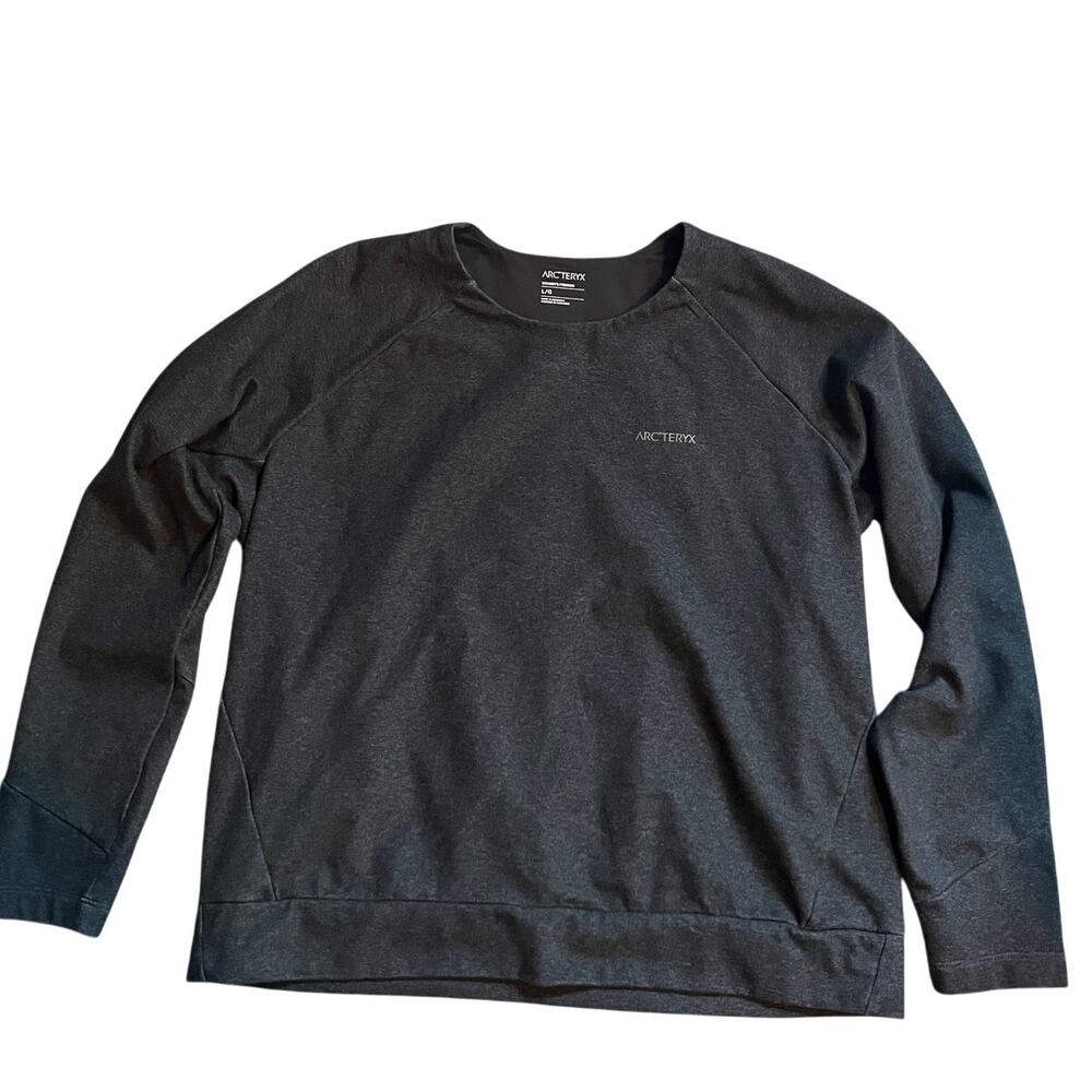 ARC'TERYX Delta pull over crew dark grey size large